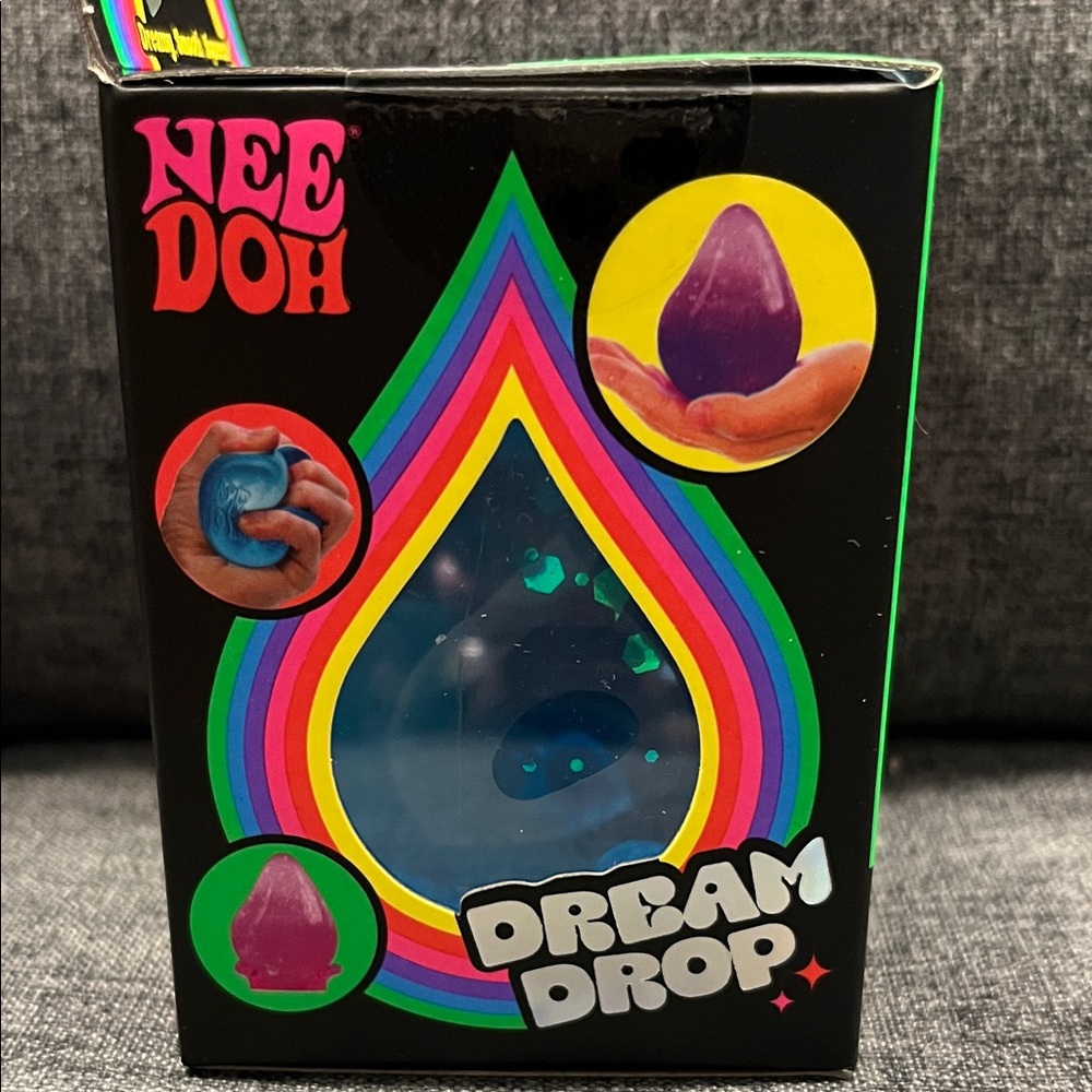 NeeDoh Dream Drop Blue Kids Sensory Squeeze Toy - Picture 6 of 7